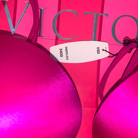 NEW!! NEW!! NWT Victoria’s Secret Hot Pink sexy push judo knit - Picture 9 of 12